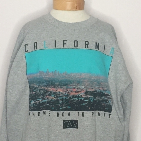 CALIFORNIA LOVE | Graphic gray crewneck sweatshirt - Picture 6 of 6